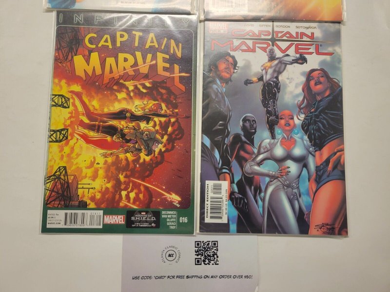 4 Captain Marvel Marvel Comic Books #16 23 24 25 46 RC43