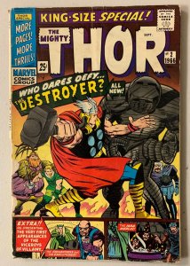 Thor #2 Annual Marvel 1st Series detached and split covers (1966)