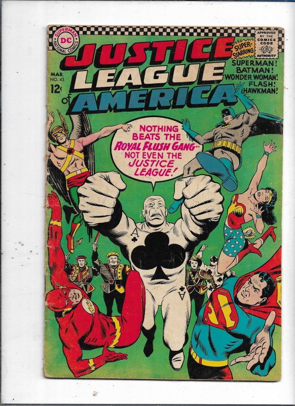 Justice League of America #43  (1966)   VG