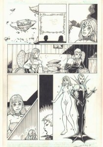 From Heaven and Hell #1 Last Page - Sexy Babe art by Tim Seeley