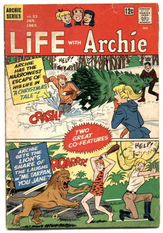 Life With Archie #33 1965-Betty & Veronica- Tarzan parody VG-