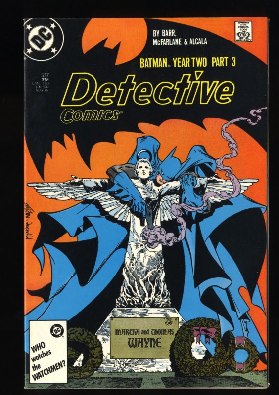 Detective Comics #577 VF+ 8.5 Year Two Part 3 McFarlane Batman!