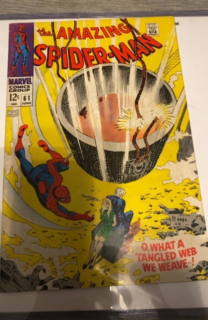 Amazing Spider-Man #61 first Gwen Stacy cover