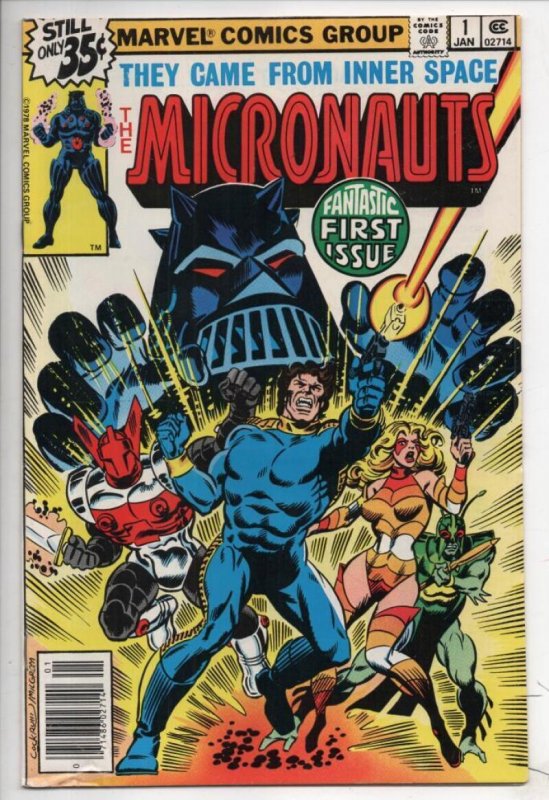 MICRONAUTS #1, VF, HomeWorld, Inner Space, Marvel, 1979 more Marvel in store
