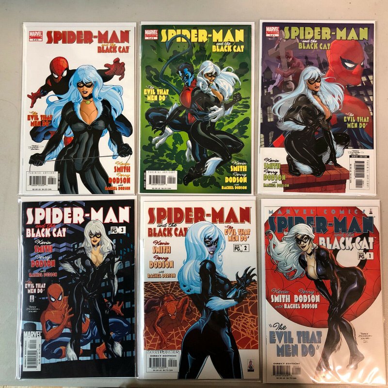 Spider-Man and the Black Cat (2002) #1 2 3 4 5 6 (NM) Complete Set Terry Dodson