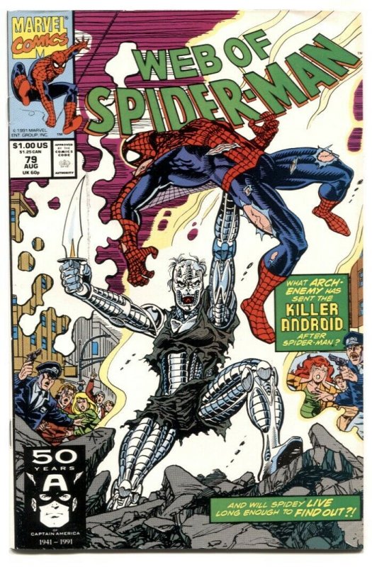 Web Of Spider-man #79 1991- Marvel comics- NM-