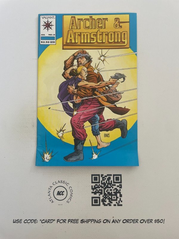 Archer & Armstrong # 0 VF Valiant Comics Comic Book Barry Smith Cover Art 1 J201