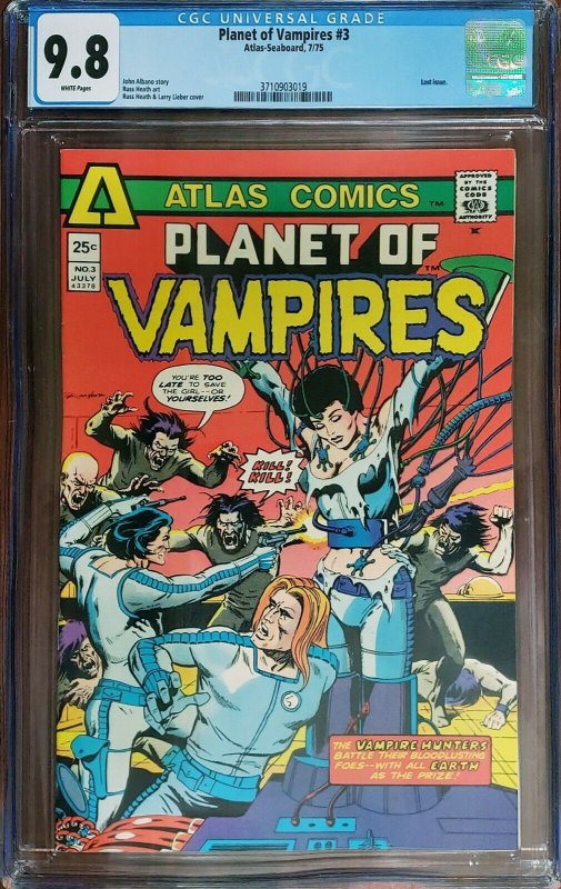 Planet of Vampires 3 CGC 9.8 Jack of Hearts Atlas 1975