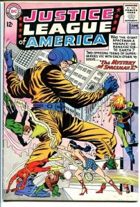 JUSTICE LEAGUE OF AMERICA #20-SPACEMAN X-DC COMICS VG