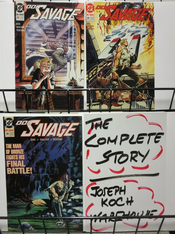 DOC SAVAGE (1988) 22-24  The Asteroid Terror finale! COMICS BOOK 