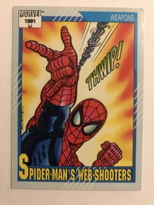 SPIDER-MAN’S WEB-SHOOTERS #131: Marvel Universe 1991 Series 2 card; Impel, VF+
