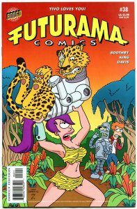 FUTURAMA #38, NM-, Bongo, Fry, Bender, Leela, 2000, Prof Farnsworth, Zoidberg