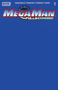 MEGAMAN FULLY CHARGED #1 THREE COVER SET PEACH MoMoKo TRADE/VIRGIN & BLUE BLANK