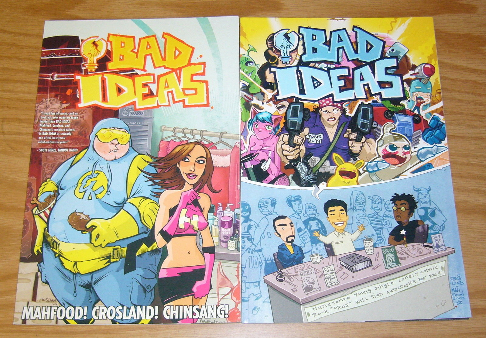 Bad Ideas 1 2 Vf Nm Complete Series Jim Mahfood Dave Crosland Set Lot Image Hipcomic