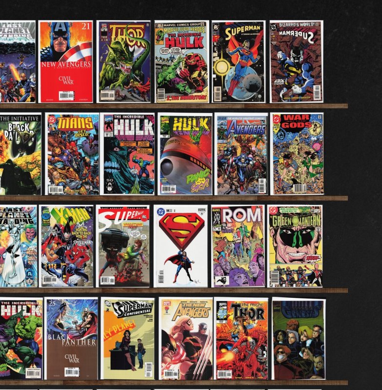 Huge Lot 150+ Comics with Classics Illustrated Junior, Thor, Iron Man & More!