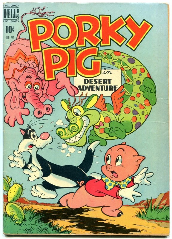 Porky Pig in Desert Adventure- Four Color Comics #277 1950 VF