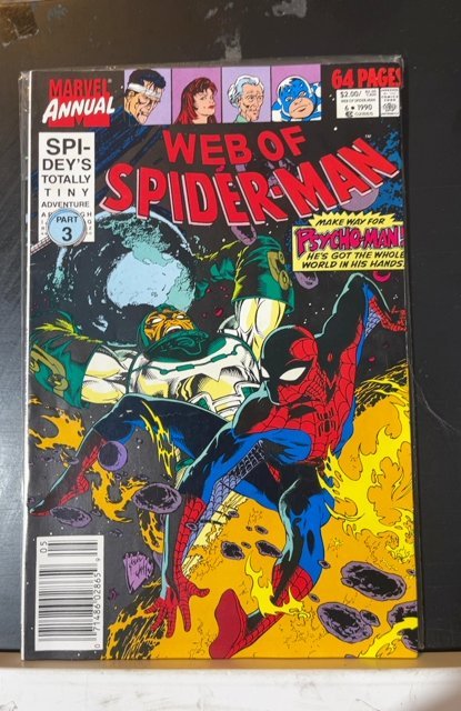 Web of Spider-Man Annual #6 Newsstand Edition (1990)