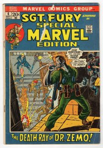 Special Marvel Edition #6 ORIGINAL Vintage 1972 Marvel Comics Sgt Fury Dr Zemo