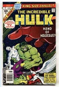 INCREDIBLE HULK ANNUAL #7-comic book Silver Surfer Marvel 1978