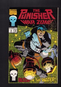Punisher: War Zone #2 - SIGNED BY JOHN ROMITA JR! (9.0/9.2) 1992