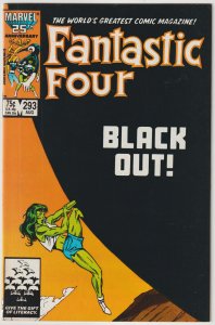 Fantastic Four #293 (Aug 1986, Marvel), VFN-NM (9.0), West Coast Avengers app, B