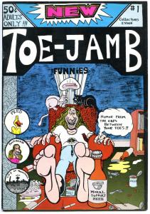 TOE-JAMB #1, FN+, Cavey, Knapp, Underground, 1973, 1st, more UG in store