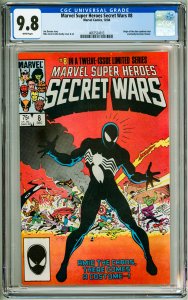Marvel Super Heroes Secret Wars #8 CGC 9.8! White Pages!