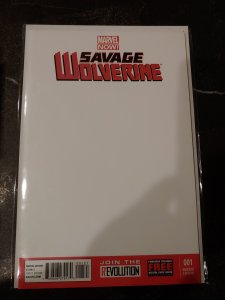 Savage Wolverine #1 Blank Variant NM