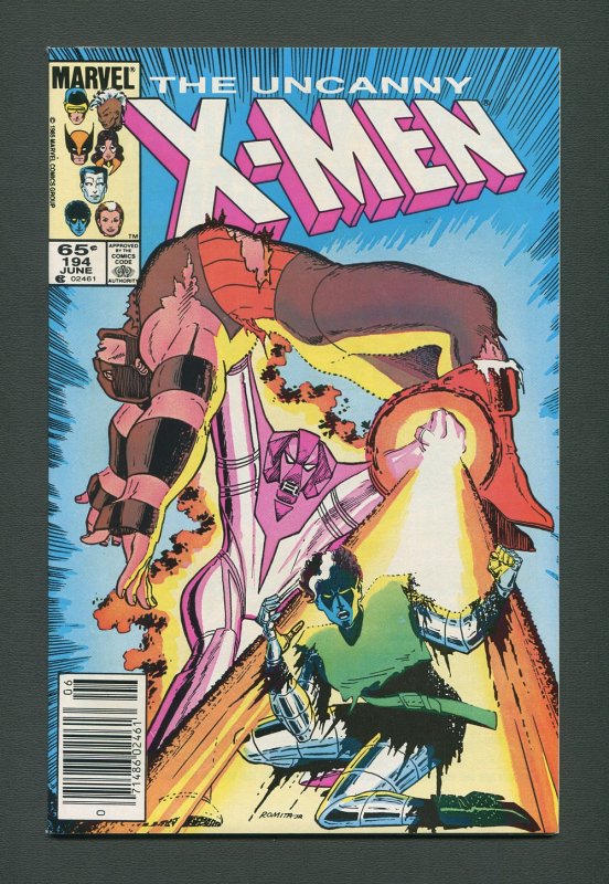 Uncanny X-Men #194  / 9.2 NM -  / Newsstand /  June 1985