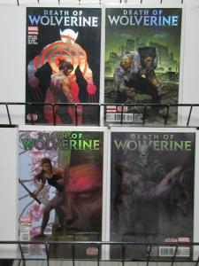Death of Wolverine (Marvel 2014) #1-4 Complete Logan's Final Adventure