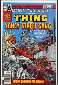 Marvel Two-in-One #47 (1979) Yancy Street Gang