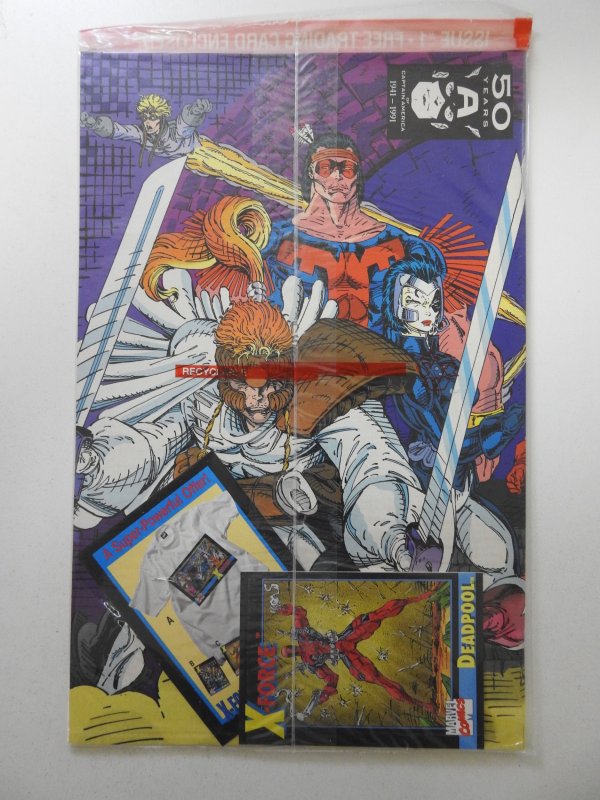 X-Force #1 Poly-Bagged W/Deadpool Card Sealed!