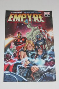 EMPYRE AVENGERS FANTASTIC FOUR 2 Walmart variant cover Marvel NM+ 9.6