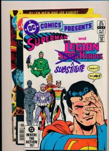 LOT OF 3 DC Presents SUPERMAN& LEGION#59, AMETHYST#63, THE DEMON#66 F/VF(PF126)