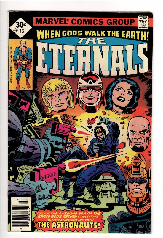 ETERNALS(KIRBY,1976);13 F+ 6.5 1st APP ONE ABOVE ALL!;1st APP FORGOTTEN ONE!