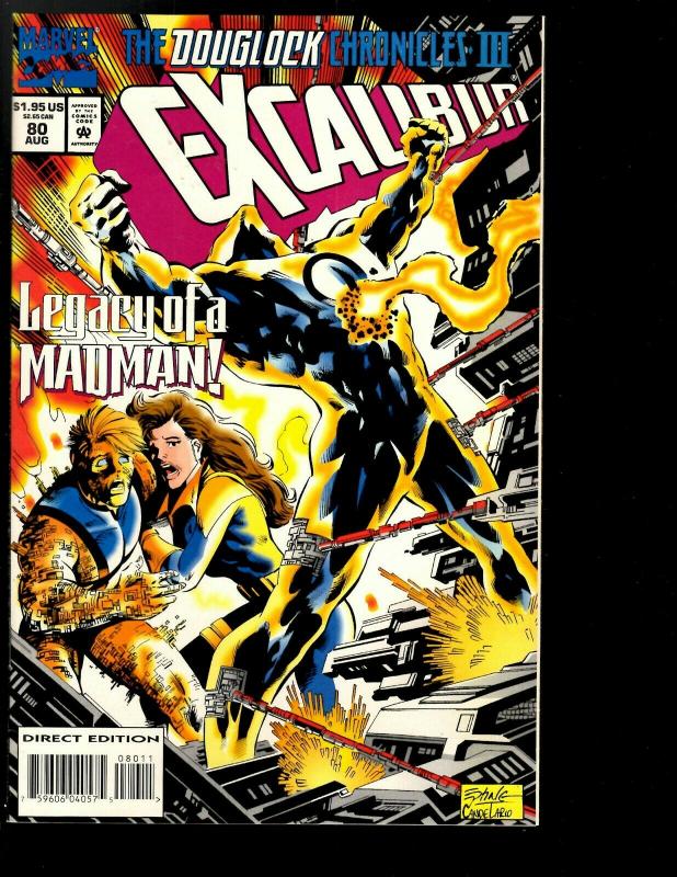 12 Excalibur Deluxe Marvel Comics # 73 74 75 76 77 78 79 80 81 82 83 84 JF26