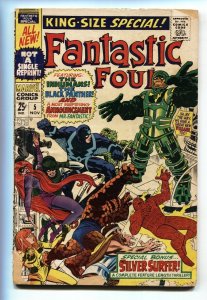 FANTASTIC FOUR ANNUAL #5 comic book Black Panther Inhumans 1967 Silver Surfer