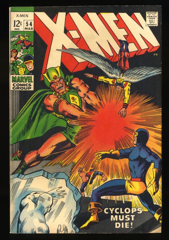 X-Men #54 FN/VF 7.0 1st Alex Summers!