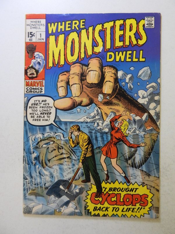 Where Monsters Dwell #1 FN/VF condition