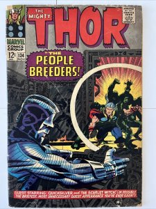 Thor #134 VG  1966 1st High Evolutionary Man-Beast Marvel Comics Silver Age