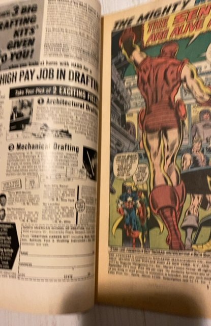 The Avengers #103 (1972)vs the sentinels