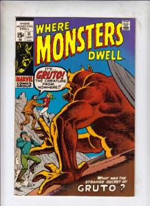 Where Monsters Dwell #11 (Sep-71) NM- High-Grade Sporr