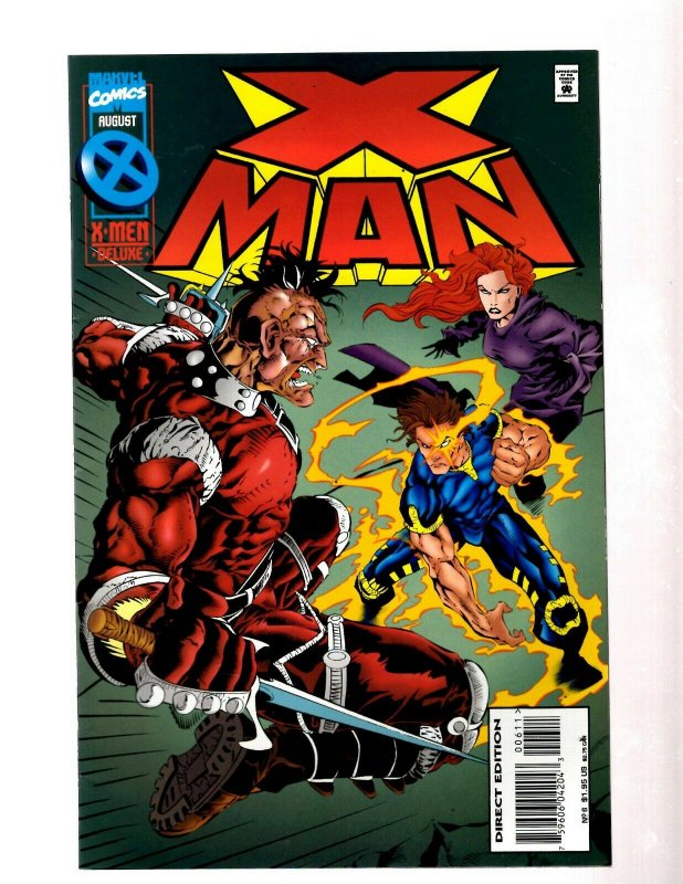 Lot of 12 X-Man Marvel Comic Books #1 2 3 4 5 6 7 8 9 10 11 12 GK49