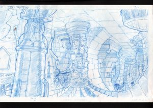 Nick Cuti Biker Mice From Mars Background Animation Art