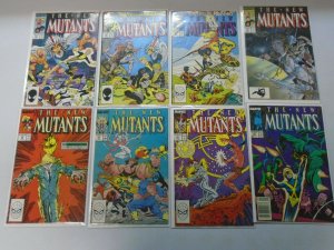 New Mutants lot 67 different #1-100 avg 8.0 VF (1983-91 1st Series)