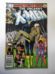 Uncanny X-Men #167 VF- Condition