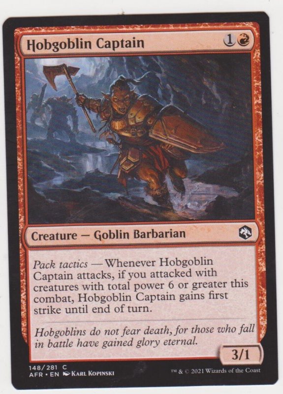 Magic the Gathering: Adventures in the Forgotten Realms - Hobgoblin Captain