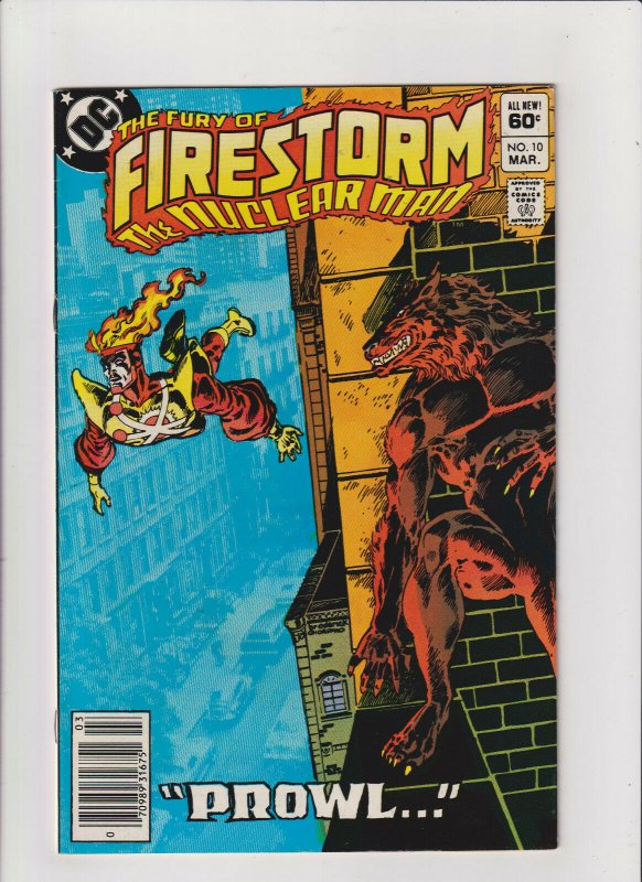 Fury of Firestorm #10 VF+ 8.5 Newsstand DC Comics 1983 Bronze Age, Nuclear Man 