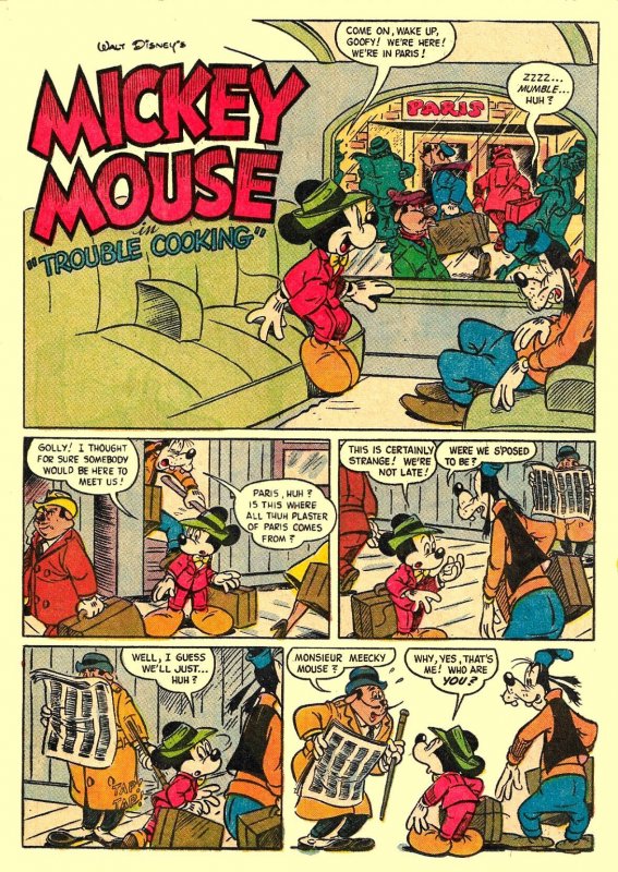 MICKEY MOUSE #48 & 51 (1956) Dell Comics 7.0 FN/VF  MURRY! BRADBURY! STROBL!