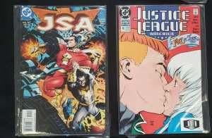 JLA 8PC (VF) FLASH FAX, A FOOL IN LOVE, JUSTICE LEAGUE ADVENTURES 1990-2003